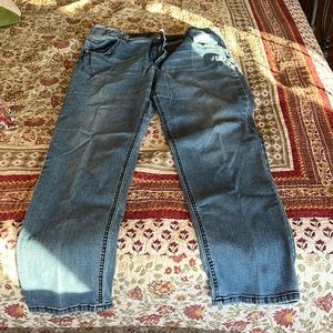 Jeans. So slimming Chico brand. Light blue.